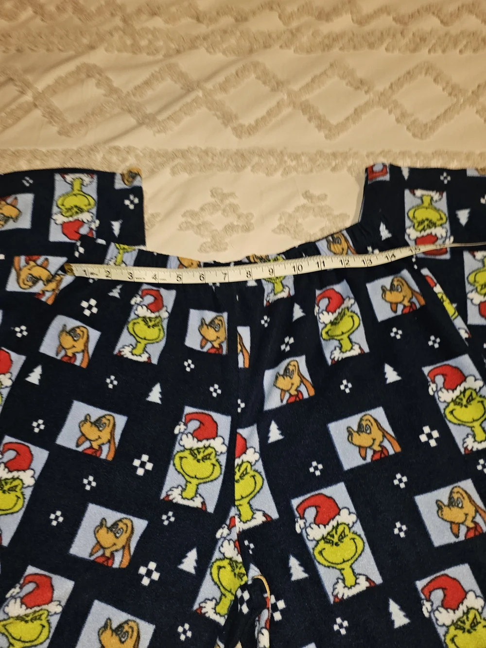 Komar Kids 'Big' Kids Navy Grinch Print Holiday Pajama Pants
